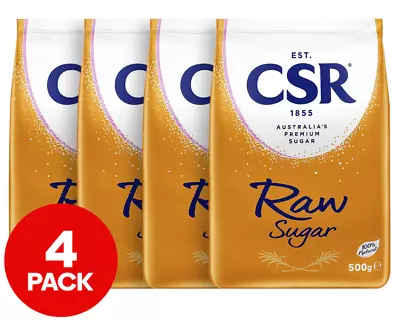 4 X CSR Raw Sugar 500g • $10.65