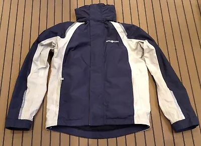 HENRI LLOYD TP1 Sailing Jacket (size S) Blue Lightweight Foldaway Hood • £9.50