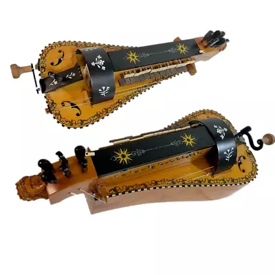 Carved Woman Head 6 Strings 24 Keys Hurdy-Gurdy Bird's Eye Inlay Shell Purfling • $1169.10