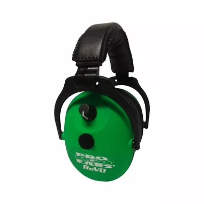 Pro Ears ReVO Kids Full Spectrum Electronic Safety Ear Muffs Neon Green • $74.54