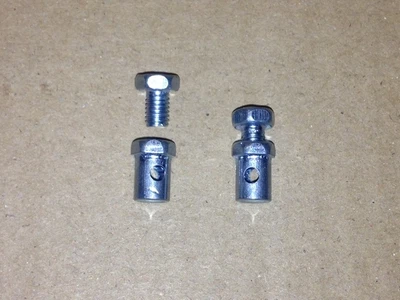 £3.99 • Buy Motorcycle Cable Solderless Nipples X 2 7mm Diameter  Scooter Mower Throttle
