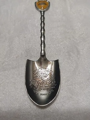 Vtg Detroit Motor City Michigan Water Wonderland Souvenir Spoon Classic Car 🇺🇲 • $14.95