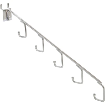 $169.99 • Buy Econoco 5-Hook Waterfall Faceout For Pegboard 48-Pk- Chrome 18inx1/4in