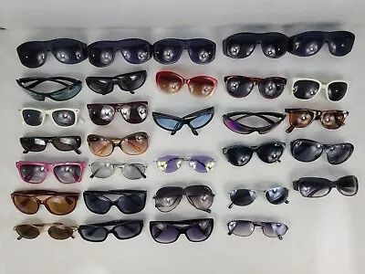 Vintage Sunglasses Unisex Mixed Styles Brands Glasses Lot Of 31 • $99.97