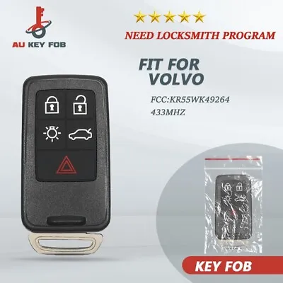 Keyless Remote Control Smart Car Key Fob Uncut Blade For Volvo XC60 KR55WK49264 • $20.20
