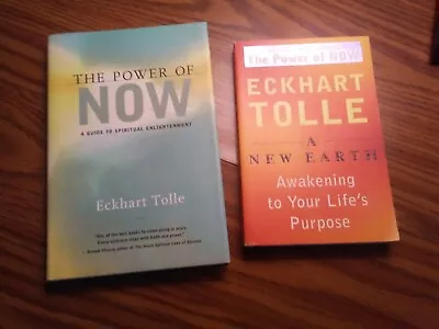 The Power Of Now And A New Earth Books Eckhart Tolle • $9.99