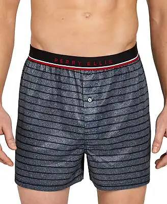 Perry Ellis Solid Luxe Boxer Short Polyester Blend Regular Fit • $15