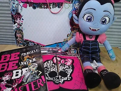 Monster High Draculaura Plush 16  & Miscellaneous Lot • $15