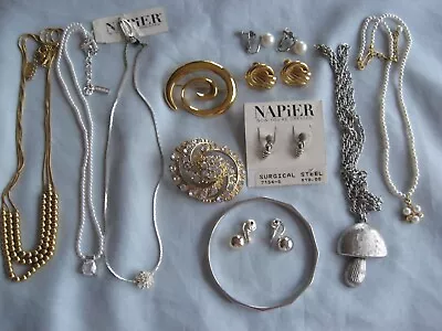 Vintage Jewelry Lot Signed Napier • $15.99