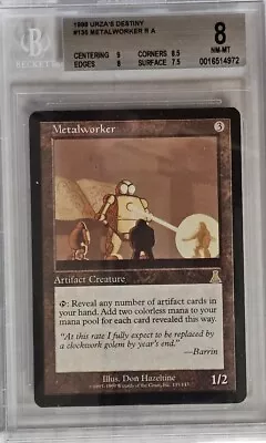 MTG Magic The Gathering - Urza's Destiny METALWORKER - BGS 8 NM/MT RARE • $135.50