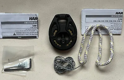 Harken 75mm Black Magic Loop Block Hi-Load W/Loop Lacing Line And Instructions • $355
