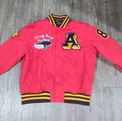 Akoo Red Long Sleeve Varsity Jacket  Size L • $13