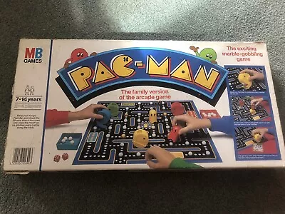 Vintage MB Games Pac-Man Original 1982 Boxed Retro Rare Board Game. • £4