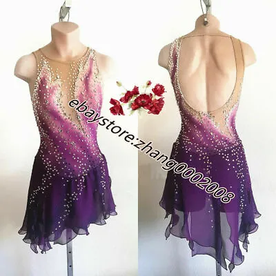 £169 • Buy New Stylish Ice Figure Skating Dress.Competition Dance Twirling Skating Costume