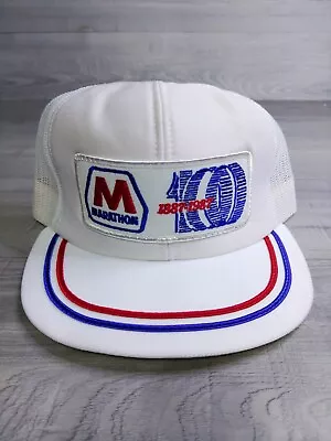 Original Marathon Gas 1887- 1987 100th Anniversary Hat Ball Cap Vintage  • $14.50