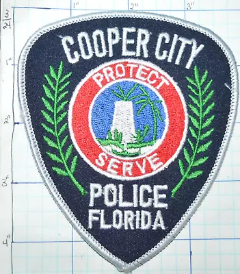 Florida Cooper City Police Dept V4 Vintage Patch • $6