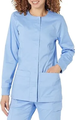 Medical Hospital Nursing Long Sleeve Top Scrub Jackets For Women M • $9.99