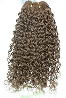 European Super Weave 100% Human Hair Curly 10  Extension Light Auburn • $16.69