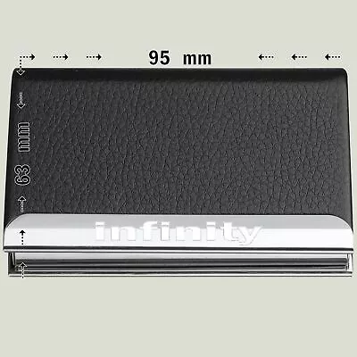 Two Fashional Pocket Metal Business ID Credit Card Magnetic Holder Case Wallet • $9.55