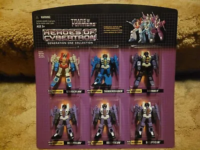 Transformers DECEPTICON SEEKERS 6-Pack Heroes Of Cybertron 2003 Con Exclusive • $49.99