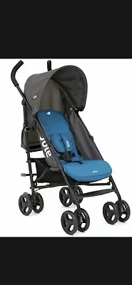 Joie Nitro E Stroller - Blue With Raincover Fast Free Delivery • £59.99