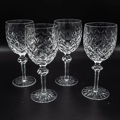 $240 • Buy Waterford Crystal Powerscourt Water Goblet Glasses Set Of 4- 7 5/8  FREE SHIP