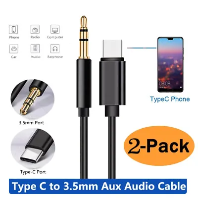 2 PCS For Google Pixel 8 7 Pro 6a 5a 4 8 Pin To 3.5mm AUX Audio Car Adapter Cord • $8.99