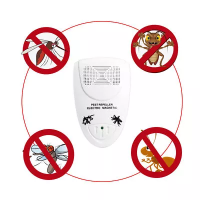 Ultrasonic Pest Repeller Expel Rat Fly Mosquito Ant Safe To Human Pet I Need • £5.99