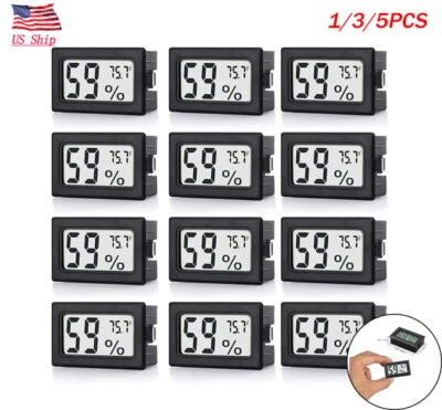 $5.98 • Buy US Digital LCD Temperature Humidity Meter Thermometer Fahrenheit Hygrometer Room