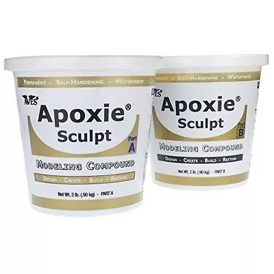 Aves Apoxie Sculpt - 2 Part Modeling Compound (A & B) - 4 Pound Black • $57.45