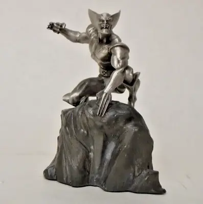 Wolverine X-Men Pewter Figure Marvel Bowen Designs 1995 Heavy  9.2 Cm 3 5/8  EUC • $98.02