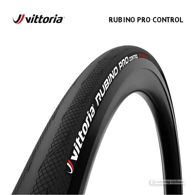 Vittoria RUBINO PRO CONTROL G2.0 Road Clincher Tire : 700x25 Mm BLACK • $54.95