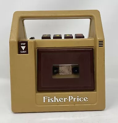 Vintage 1980 Fisher Price Toys Cassette Recorder Player. UNTESTED • $30