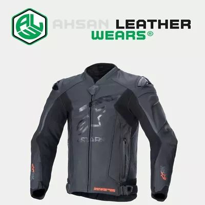 Alpinestars Men's Gp Plus R V4 Rideknit Leather Jacket Men’s Biker Racing Jacket • $174.96