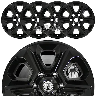 $99.99 • Buy For 2014-2023 Toyota 4 Runner SR5 17  Black Wheel Skins Hub Caps Full Rim Covers