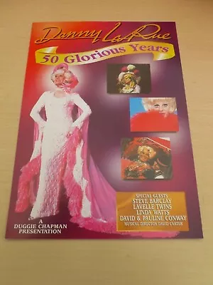 Danny La Rue 50 Glorious Years Summer Tour Theatre Flyer 1999 • £5