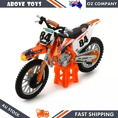 Licensed KTM 450 SX-F Factory Edition 2018 - Herling Scale 1:18 Diecast Model • $23.87