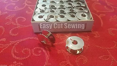 20 Sewing Machine Bobbins Viking Husqvarna Mega Quilter Metal • $13.95