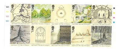 SG 2429-38 26th Feb 2004 50th Anniversary Of Lord Of The Rings MNH Block Of 10 • £19.99