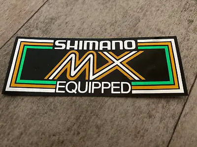 Reduced NOS 1970's/80's Genuine Shimano MX Decal Sticker Vintage Old School BMX • $12.50