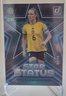 2023 Donruss Fifa Women World Cup Magdalena Eriksson Blue #21 Star Status #3/99 • $5.90