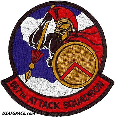 USAF 867nd ATTACK SQ - MQ-9 REAPER UAV - Creech AFB NV - ORIGINAL VEL PATCH • $10.95