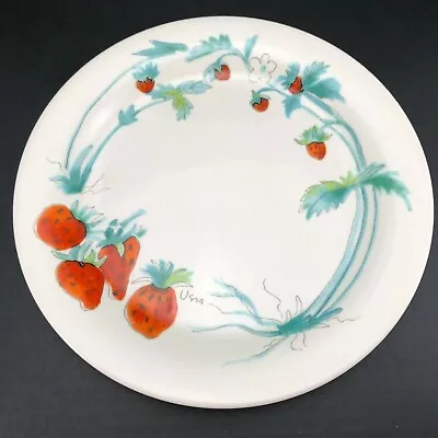 Vintage Vera For Mikasa Strawberry Delights Ceramic Dinner Plate B • $26.66