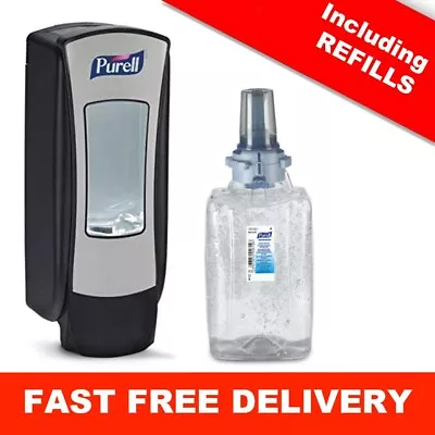 £25 • Buy PURELL HAND SANITIZER DISPENSER ADX-12 Refill Starter Kit Black 1200mL
