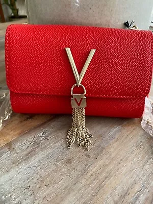 Mario Valentino Red Handbag New With Tags And Dust Bag  • £55