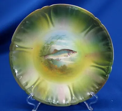 Handsome German Underwater Scene  Fish Plate • $19.99