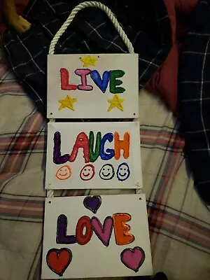 £25.13 • Buy Live, Laugh, Love Painting