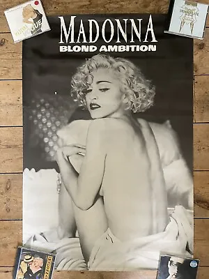 Madonna Blond Ambition Tour Very Large A2 Poster Original Vintage Rare Vogue Bed • £199