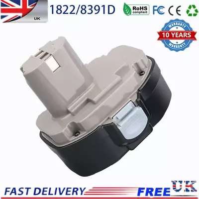 1X Battery For Makita 18V 4.6AH Ni-MH 1822 1823 1833 1834 1835 8443D PA18 6390D • £14.89