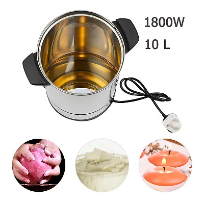 Wax Melter 10Qts/10L For Candle Making Candle Wax Melting Pot W/Quick Pour Spout • £95